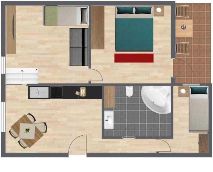 شقة Haus Benedikt هيليغنبلت الغرفة الصورة