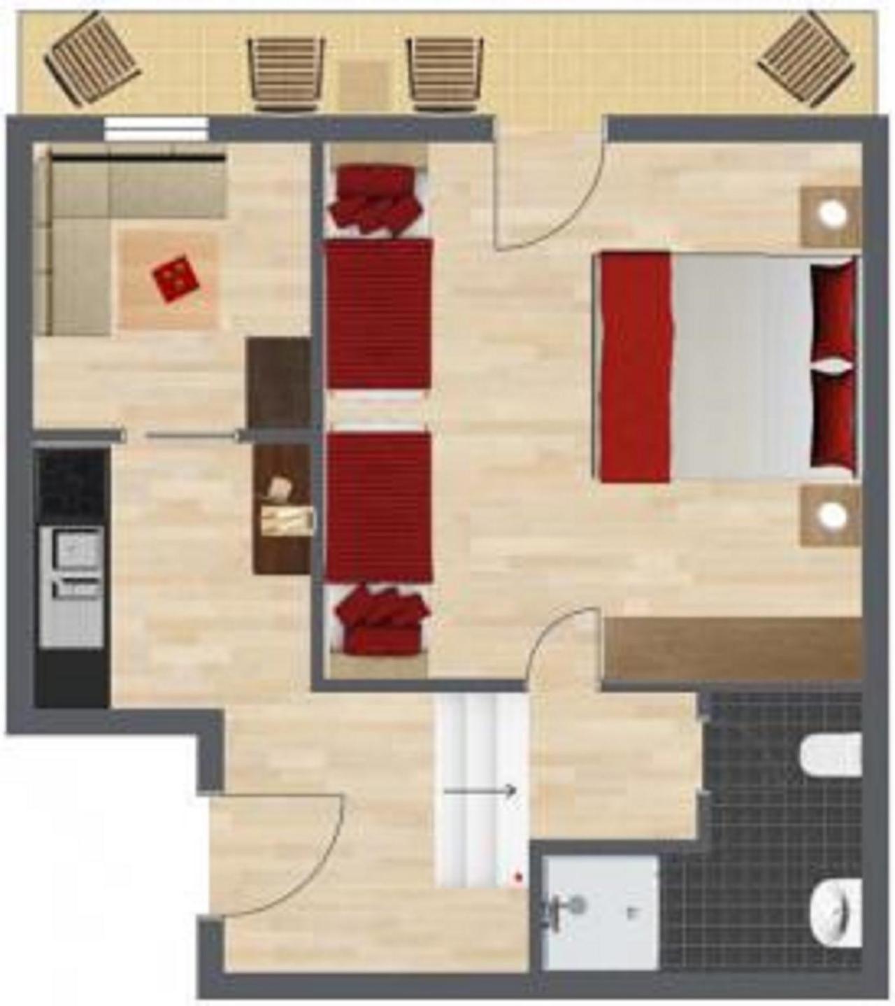 شقة Haus Benedikt هيليغنبلت الغرفة الصورة
