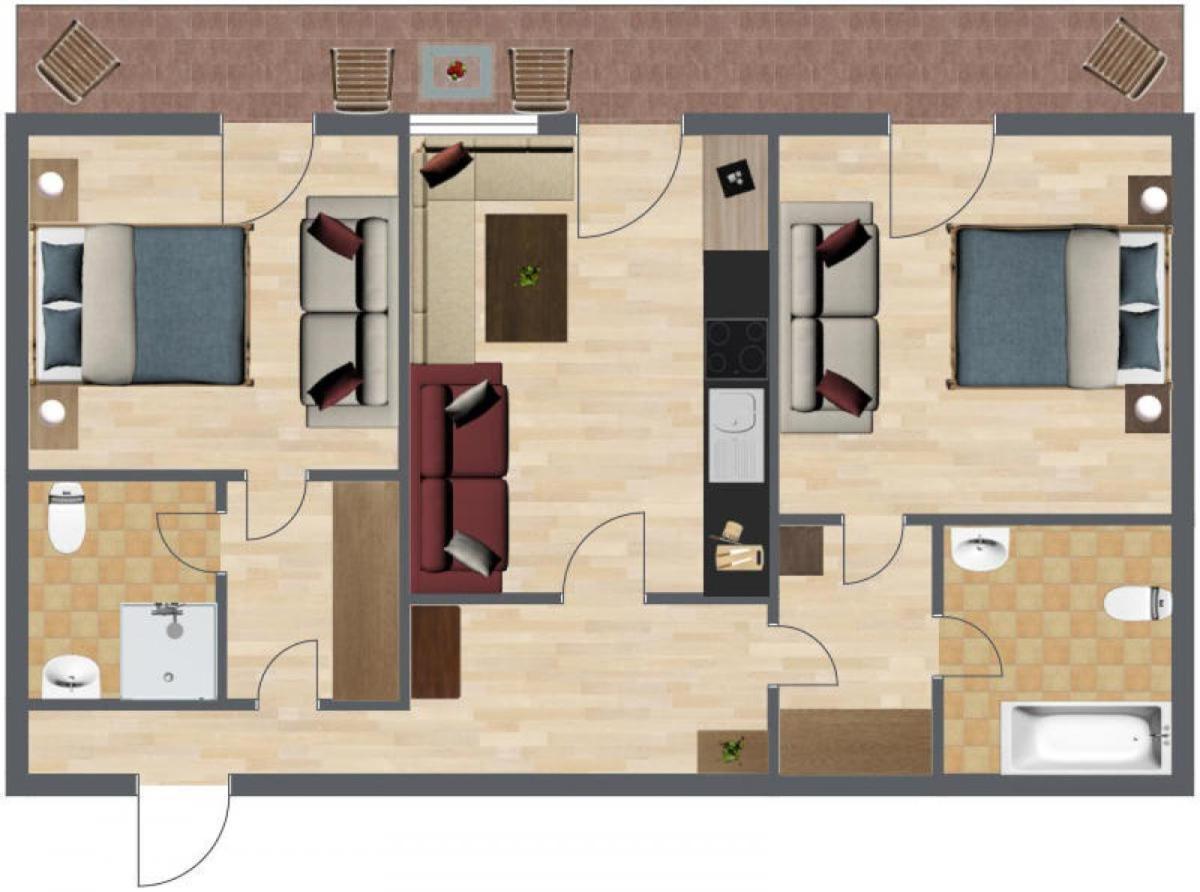 شقة Haus Benedikt هيليغنبلت الغرفة الصورة